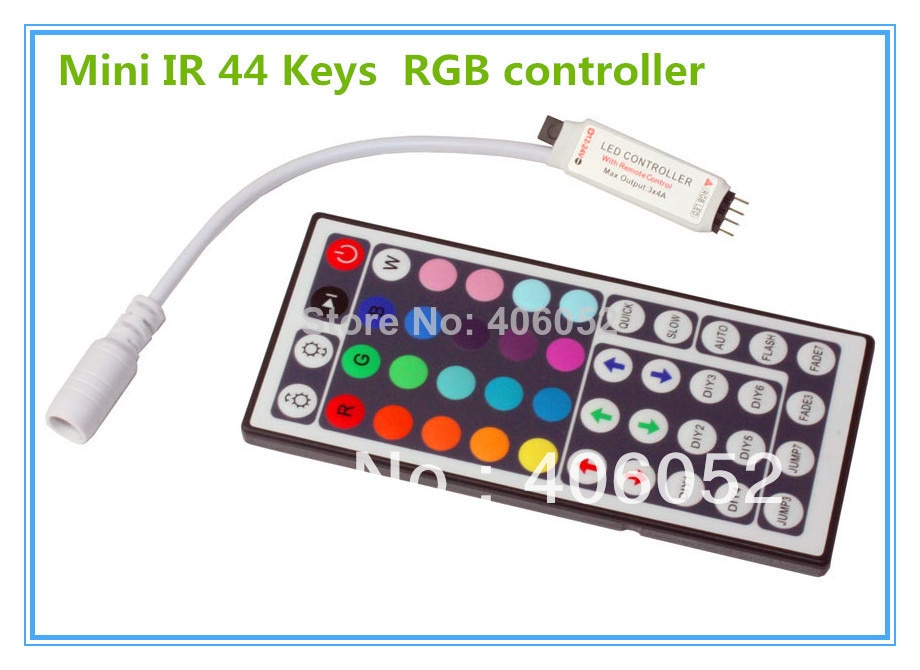 IR  RGB Ʈѷ LED   RGB 44 Ű dc5 v 24V..